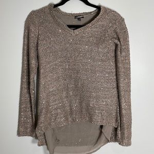 Apt 9 Women’s Top Sparkly with Under Blouse Great Holiday Top Medium